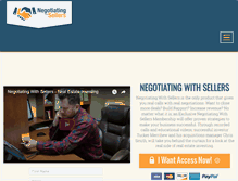 Tablet Screenshot of negotiatingwithsellers.com